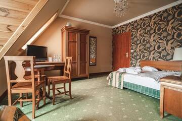 Фото номера Трехместный номер Курортные отели Biały Dunajec Resort &amp; Spa г. Бялы-Дунаец 2